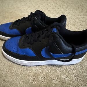 Nike Court Vision Low Black/Royal Blue